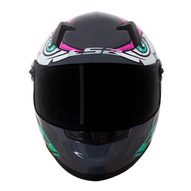 CAPACETE LS2 CLASSIC TRIBAL ROSA 54/XS