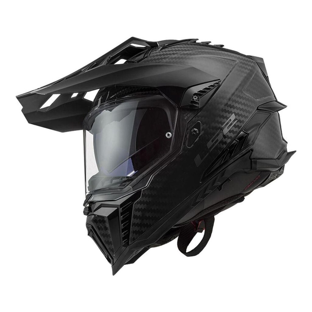 CAPACETE LS2 EXPLORER CARBON SOLID FOSCO