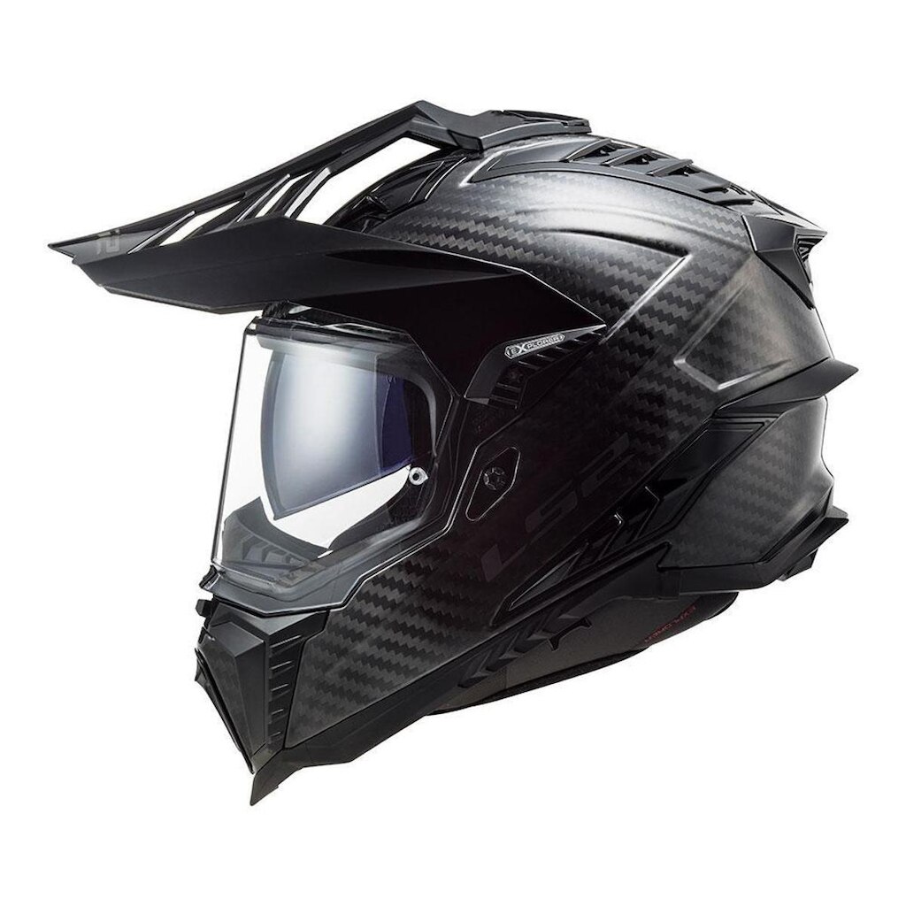 Capacete LS2 Explorer Carboon MX701 Solid Carbono 100% Carbono