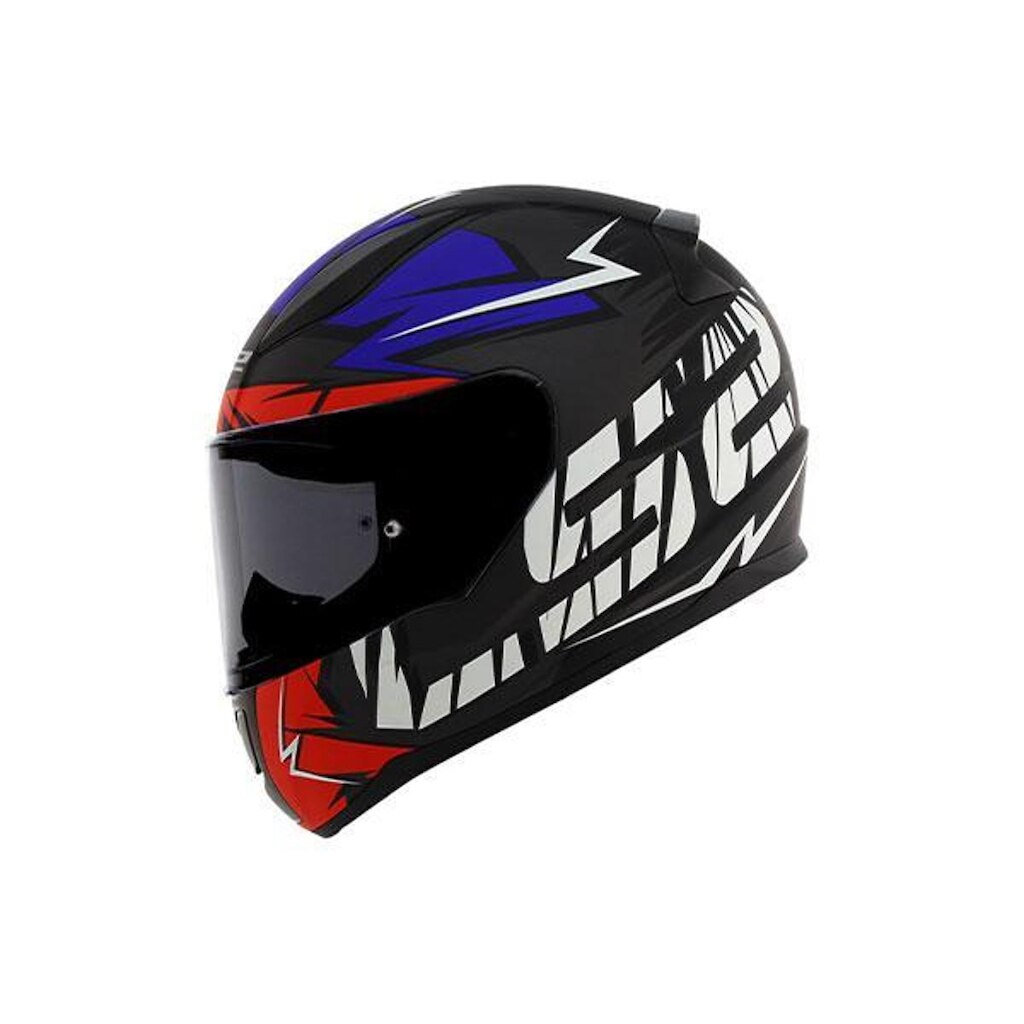 Capacete LS2 FF353 Rapid Cromo Vermelho e Branco
