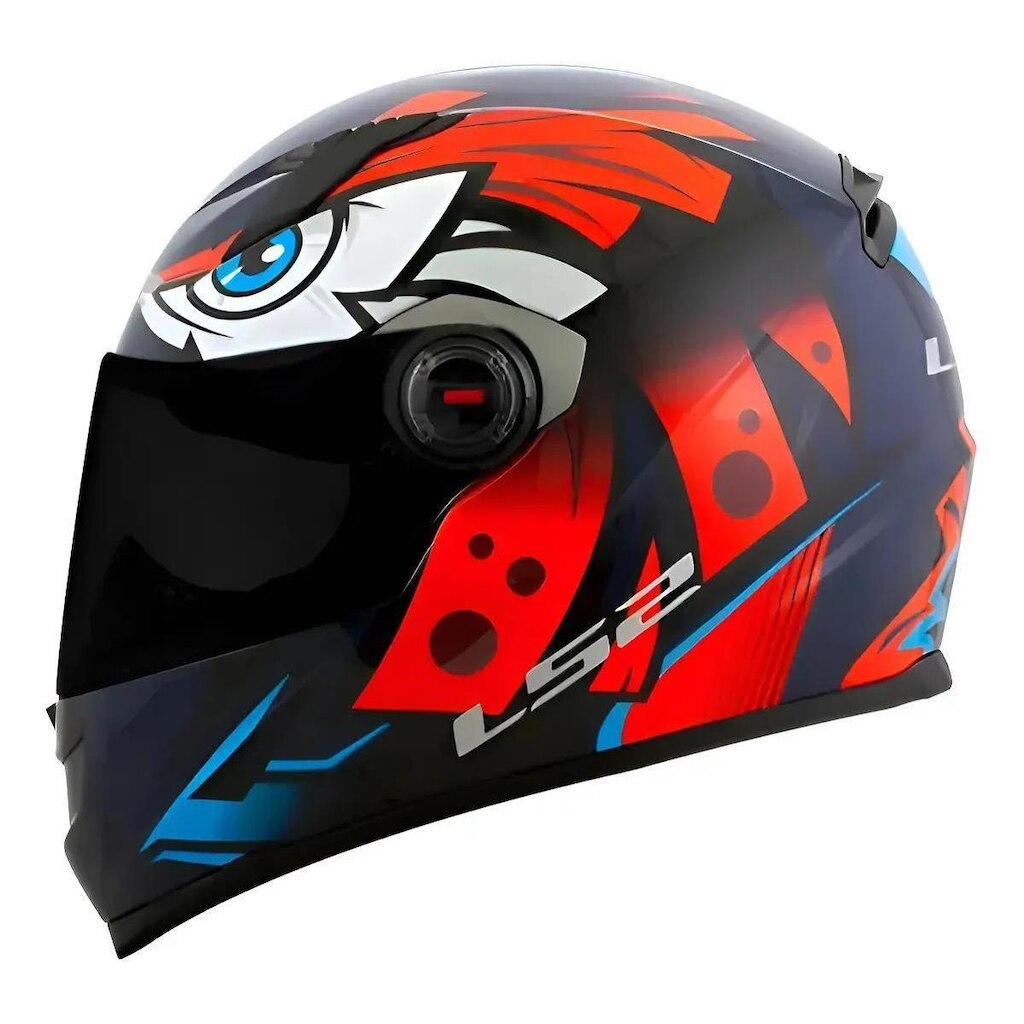 Capacete Ls2 Ff358 Classic Evo Tribal Brilho