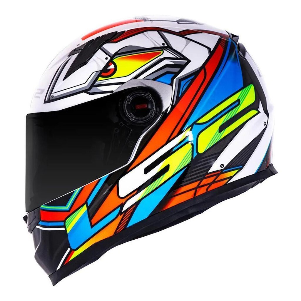 CAPACETE LS2 FF358 XDRON LARANJA
