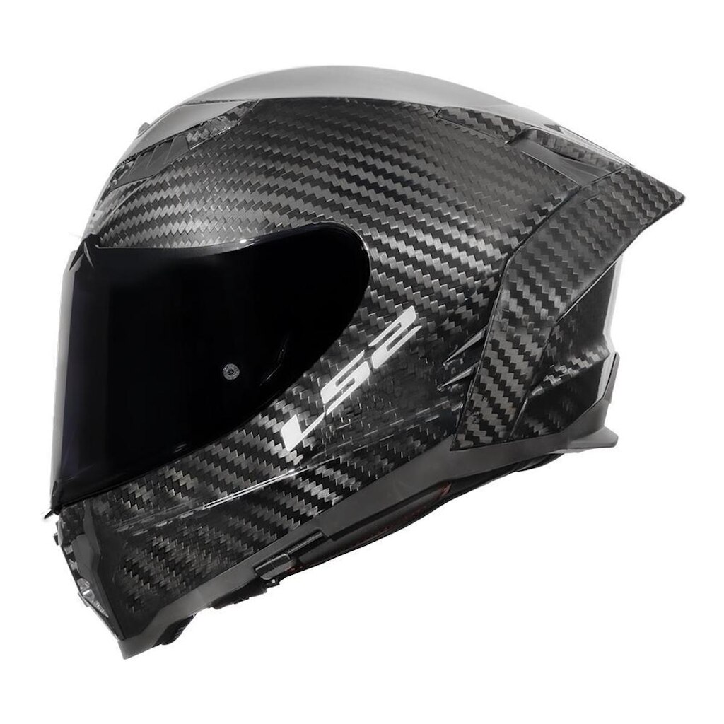Capacete LS2 FF807 Dragon Solid Preto Brilhante Carbon