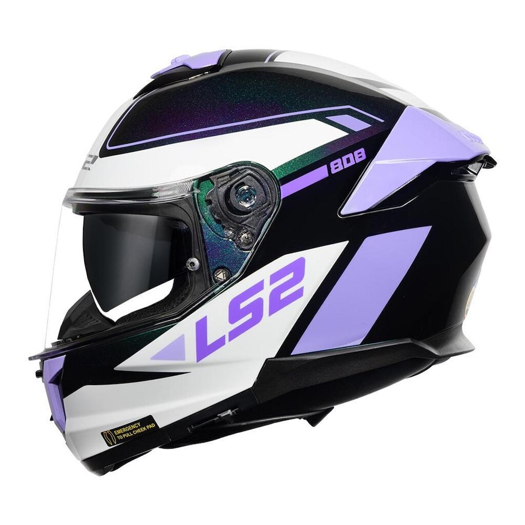 Capacete LS2 FF808 Stream II Gran Chamaleon Lilac