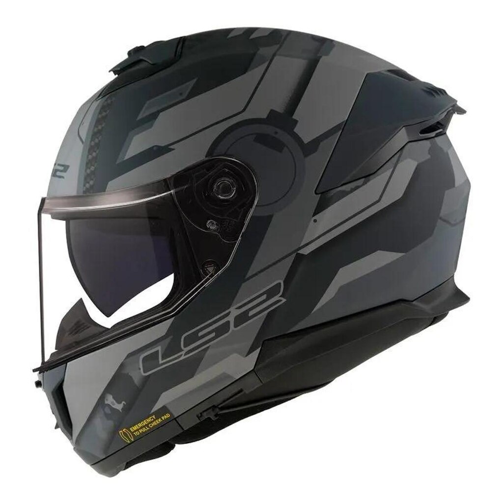 Capacete LS2 FF808 Stream II Shadow Fosco
