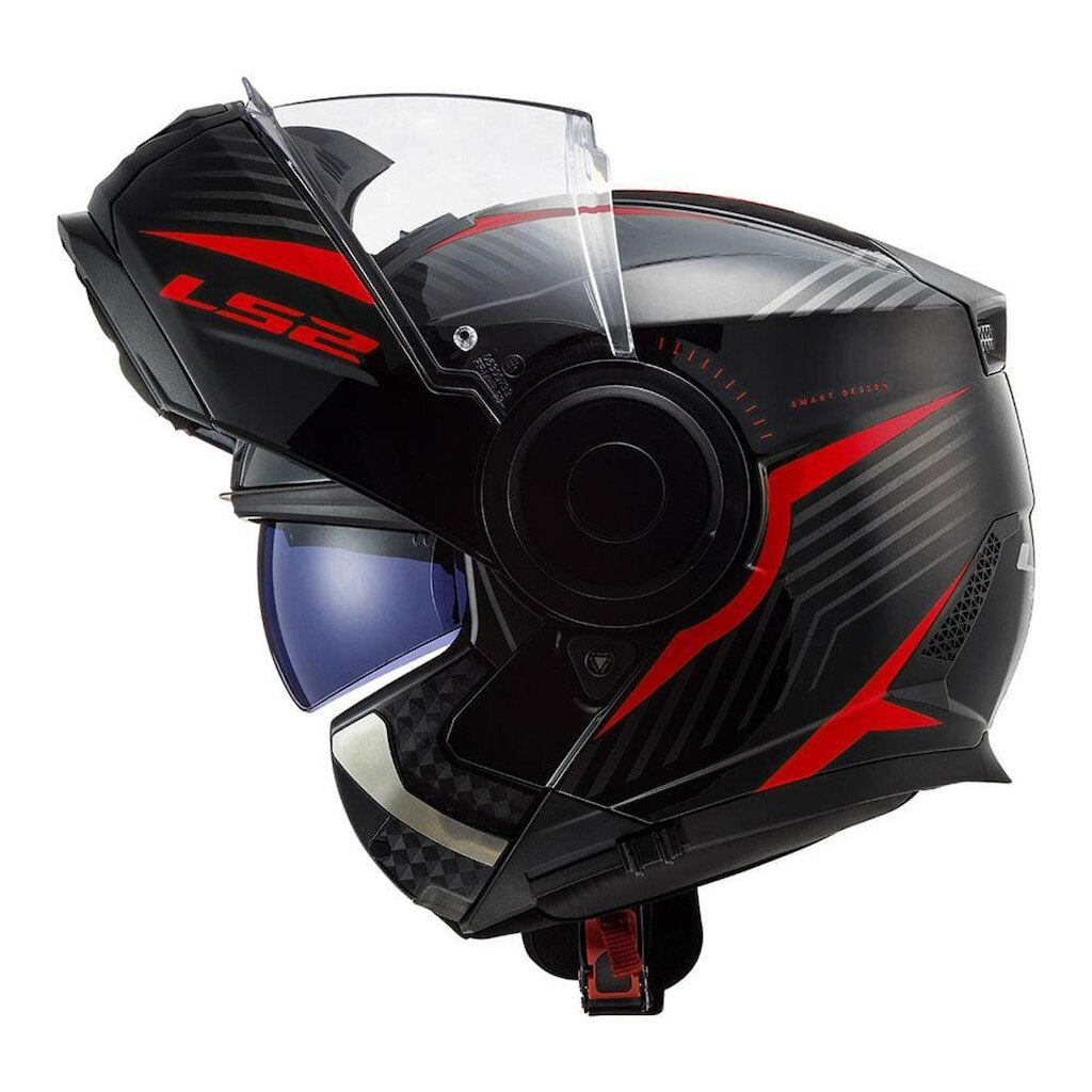 CAPACETE LS2 SCOPE SKID VERMELHO