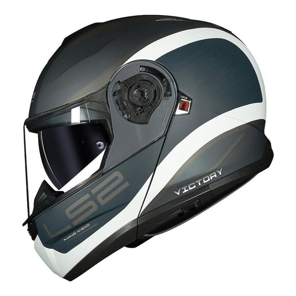 CAPACETE LS2 STROBE II VICTORY CINZA FOSCO