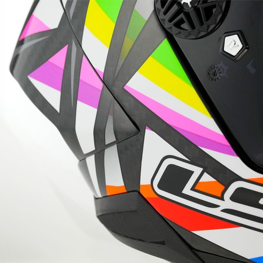 CAPACETE LS2 THUNDER C GP FLASH PRETO