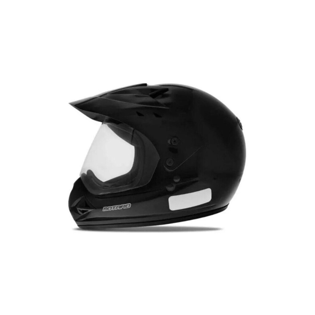 Capacete Masculino Cross Trilha Ebf Motard Solid Brilhante