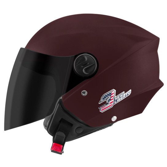 Capacete Moto Aberto New Liberty Three Elite Viseira Fumê - Vermelho é ruim? Capacete Moto Aberto New Liberty Three Elite Viseira Fumê - Vermelho é boa?