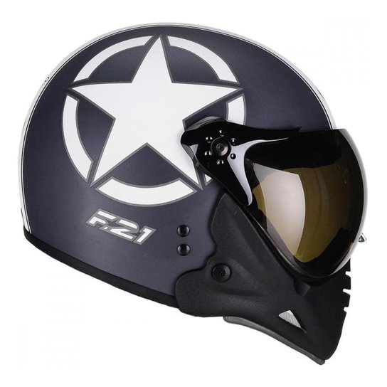 Capacete Moto Aberto Peels F-21 Us Army Com Duas Viseiras - Chumbo é ruim? Capacete Moto Aberto Peels F-21 Us Army Com Duas Viseiras - Chumbo é boa?