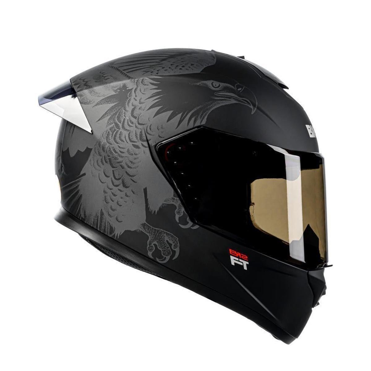 Capacete Moto Bieffe B-12 Ft Aerofólio Viseira Fumê Menor preço em Capacete Moto Bieffe B-12 Ft Aerofólio Viseira Fumê