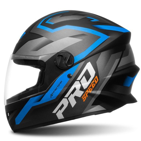 Capacete Moto Fechado Integral Pro Tork R8 Pro Speed Fosco - Azul é ruim? Capacete Moto Fechado Integral Pro Tork R8 Pro Speed Fosco - Azul é boa?