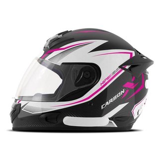 Capacete Moto Fechado Mixs MX2 Carbon X Brilhante