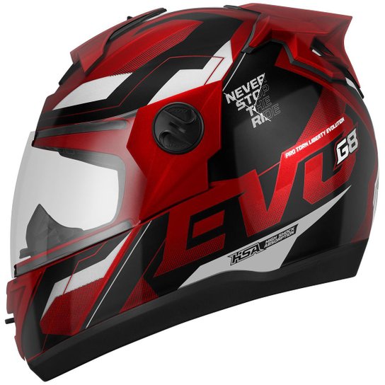 Capacete Moto Fechado Pro Tork Evolution G8 Evo - Vermelho é ruim? Capacete Moto Fechado Pro Tork Evolution G8 Evo - Vermelho é boa?