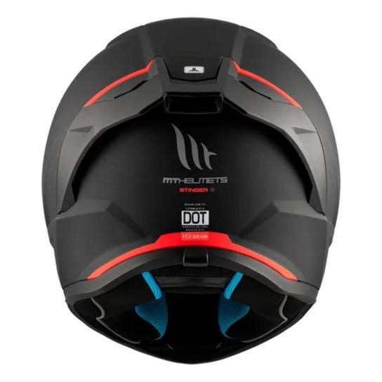 Capacete Moto MT Helmets Stinger 2 Solid A1 Integral Matte