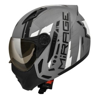 Capacete Moto Peels Mirage Techride Com Óculos Solar Fumê Interno