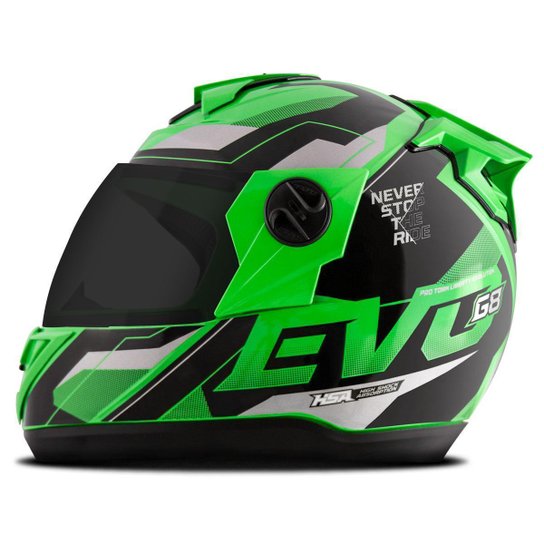 Capacete Moto Pro Tork Evolution G8 Evo Viseira Fumê - Verde é ruim? Capacete Moto Pro Tork Evolution G8 Evo Viseira Fumê - Verde é boa?