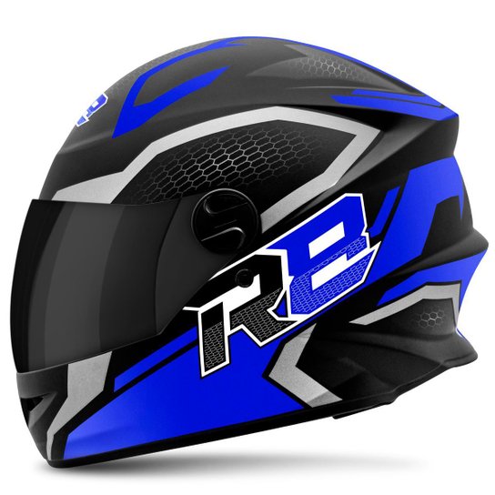 Capacete Moto Pro Tork Fechado R8 Air Fosco Viseira Fumê - Azul é ruim? Capacete Moto Pro Tork Fechado R8 Air Fosco Viseira Fumê - Azul é boa?