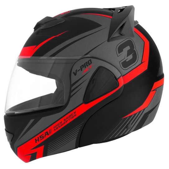 Capacete Moto Robocop Articulado Pro Tork V-Pro Jet 3 - Vermelho é ruim? Capacete Moto Robocop Articulado Pro Tork V-Pro Jet 3 - Vermelho é boa?