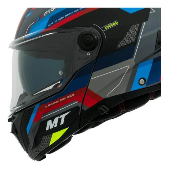 Capacete Mt Atom 2 Bast A2 Articulado