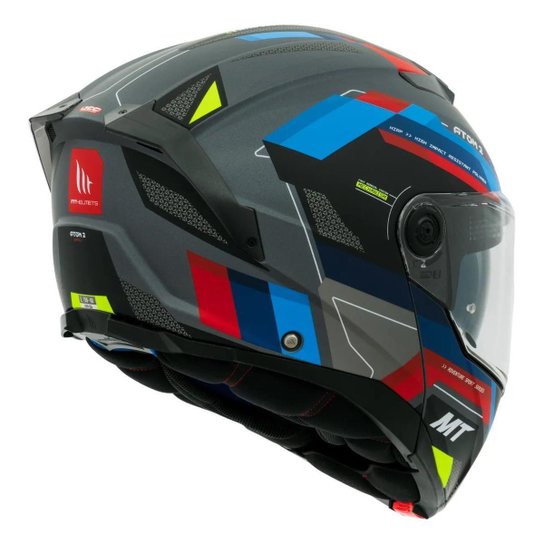 Capacete Mt Atom 2 Bast A2 Articulado