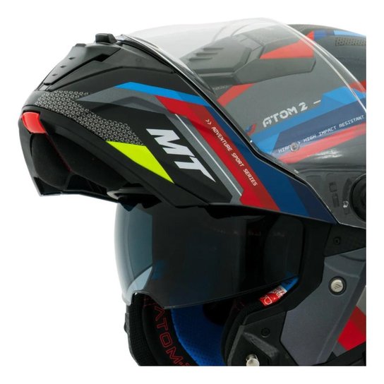 Capacete Mt Atom 2 Bast A2 Articulado