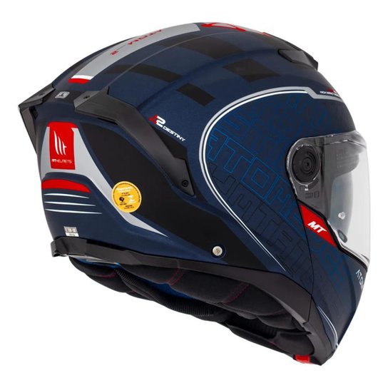 Capacete MT Atom 2 SV Destiny C7