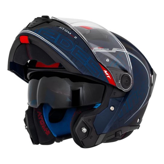 Capacete MT Atom 2 SV Destiny C7