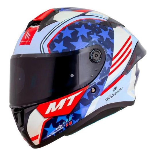 Capacete MT Targo S Ivan Ortola USA 2024 C7 Gloss