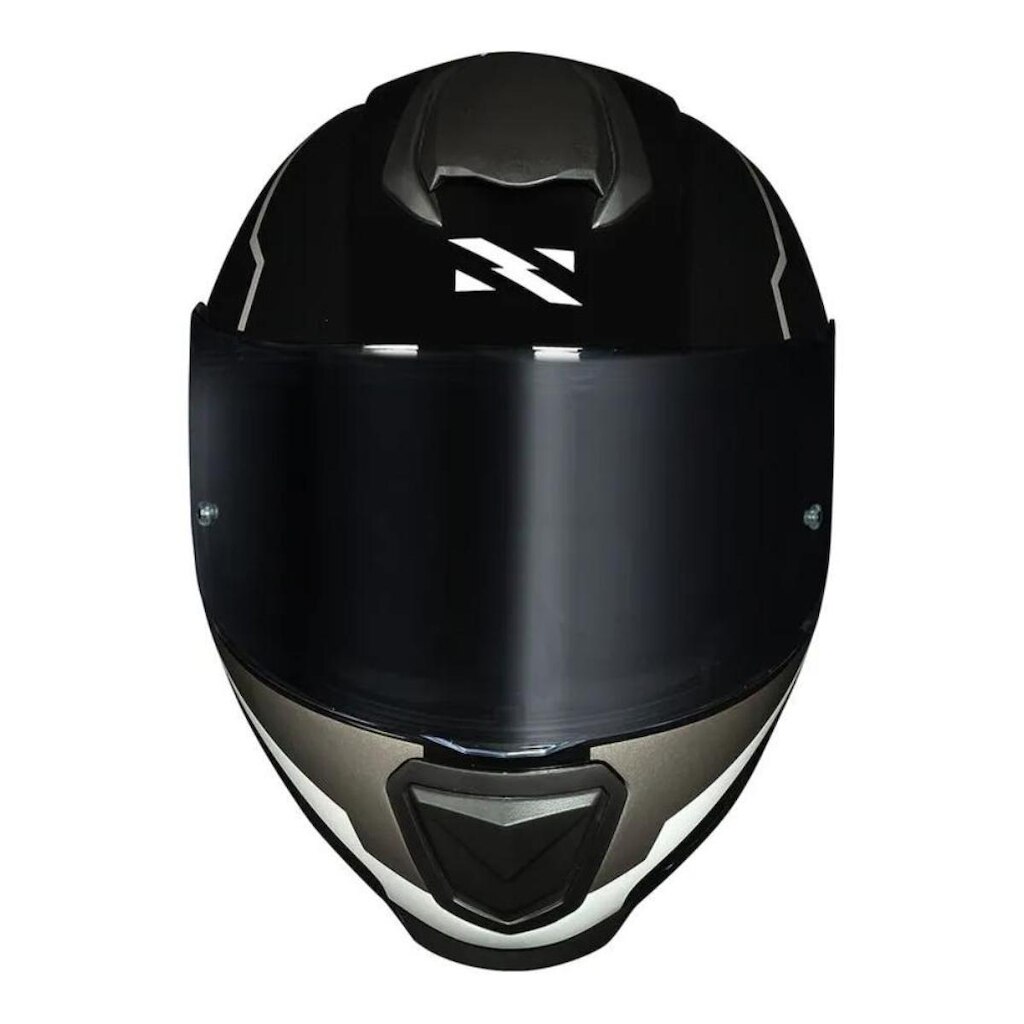 CAPACETE NORISK FF802 RAZOR FULL PRETO/BRANCO