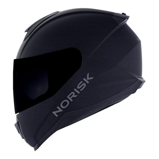 Capacete Norisk FF802 Razor Monocolor Fosco - Preto Menor preço em Capacete Norisk FF802 Razor Monocolor Fosco - Preto