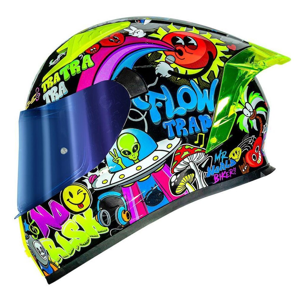 Capacete Norisk Flow Trap Preto