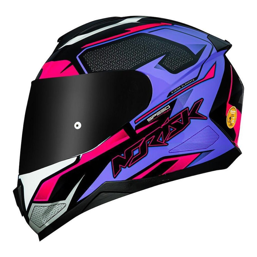 Capacete Norisk Razor Speed Max Rosa e
