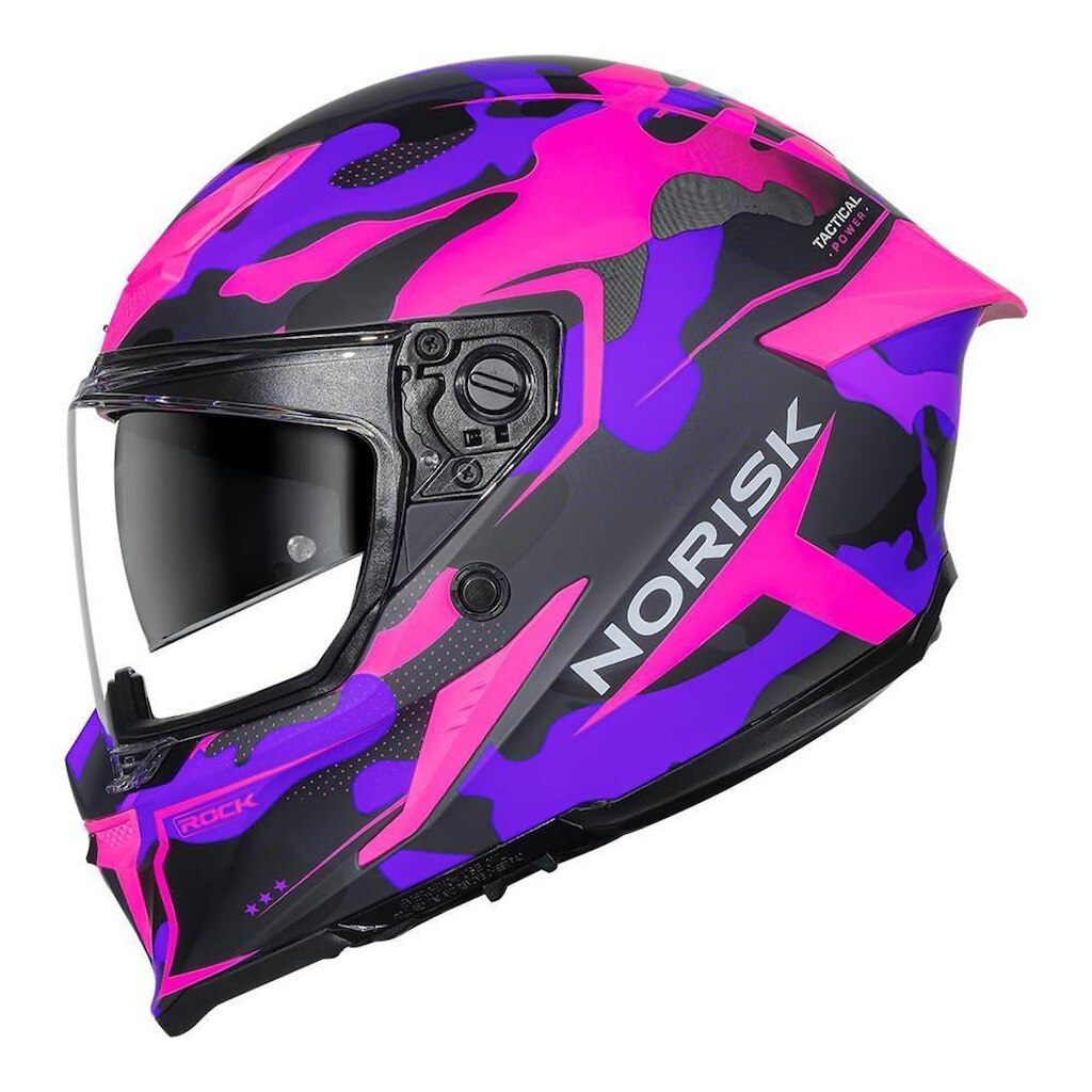 Capacete Norisk Rock Tactical Roxo e Rosa