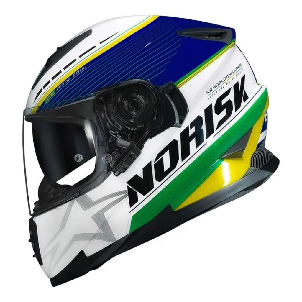 Capacete Norisk Soul II Grand Prix Brasil