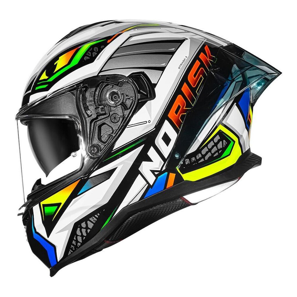 Capacete Norisk Strada II Reptel Vermelho e Azul