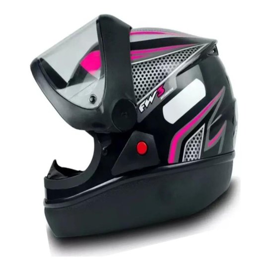 Capacete Para Moto Automático FW3 San Marino Fechado - Rosa é ruim? Capacete Para Moto Automático FW3 San Marino Fechado - Rosa é boa?
