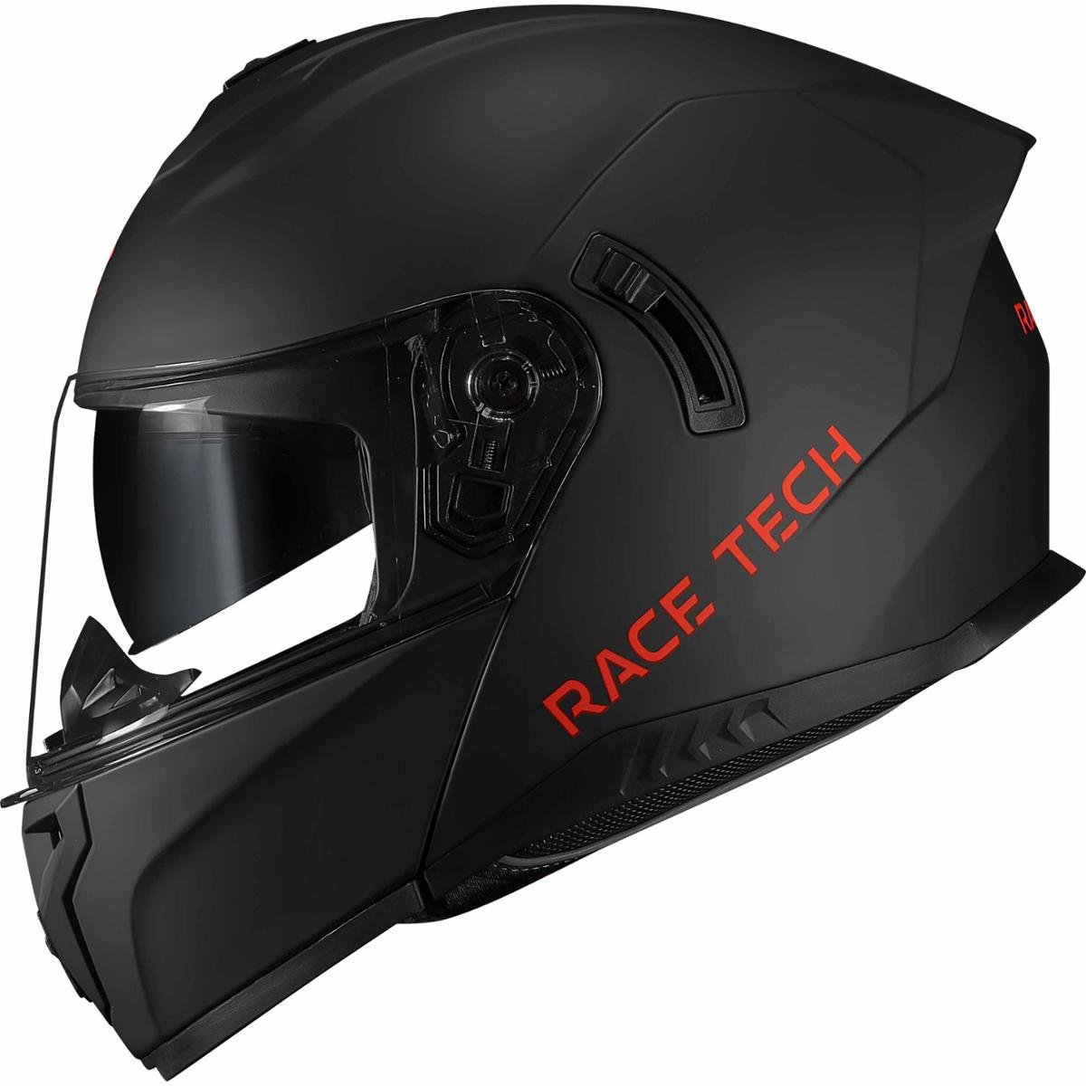 CAPACETE RACE TECH SIGNAL MONOCOLOR PRETO FOSCO