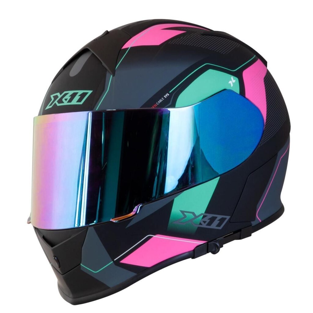 Capacete Revo Pro Flagger 2 Viseira Cristal Extra - X11