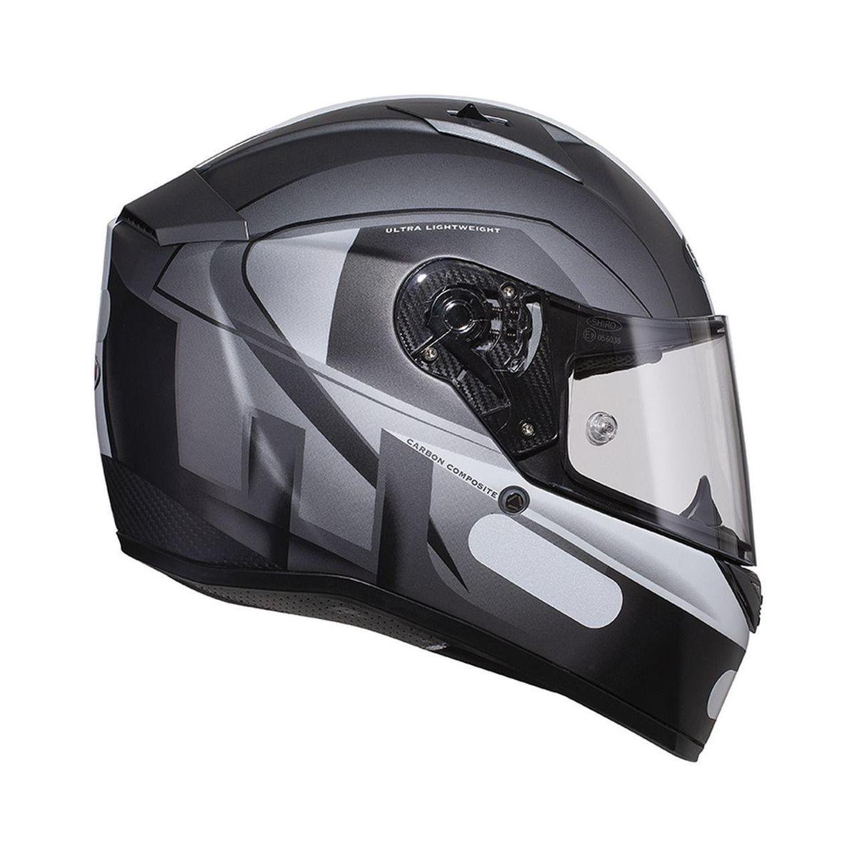 Capacete Shiro Speed Integral Racing Tricomposto SH-336 Raiser
