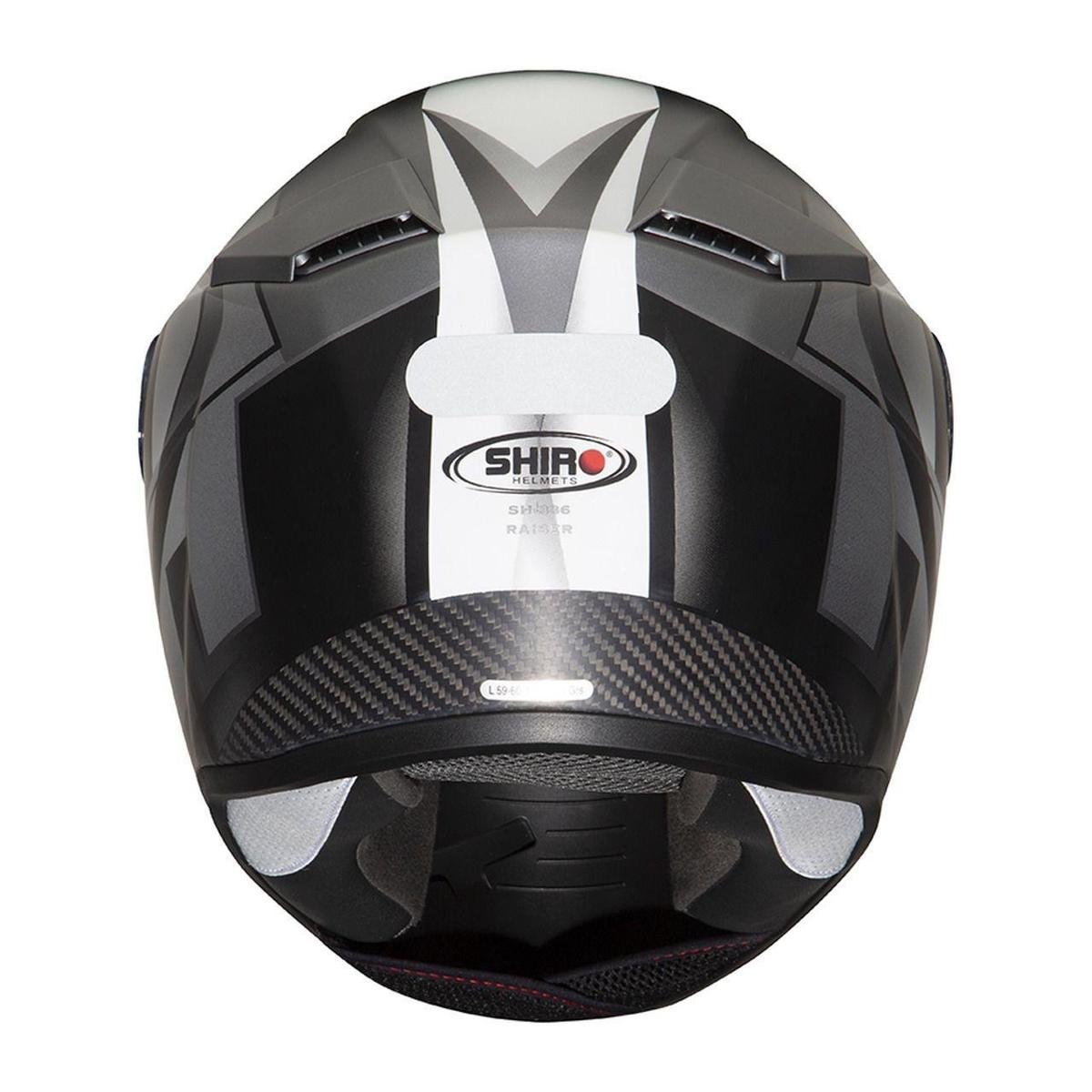 Capacete Shiro Speed Integral Racing Tricomposto SH-336 Raiser