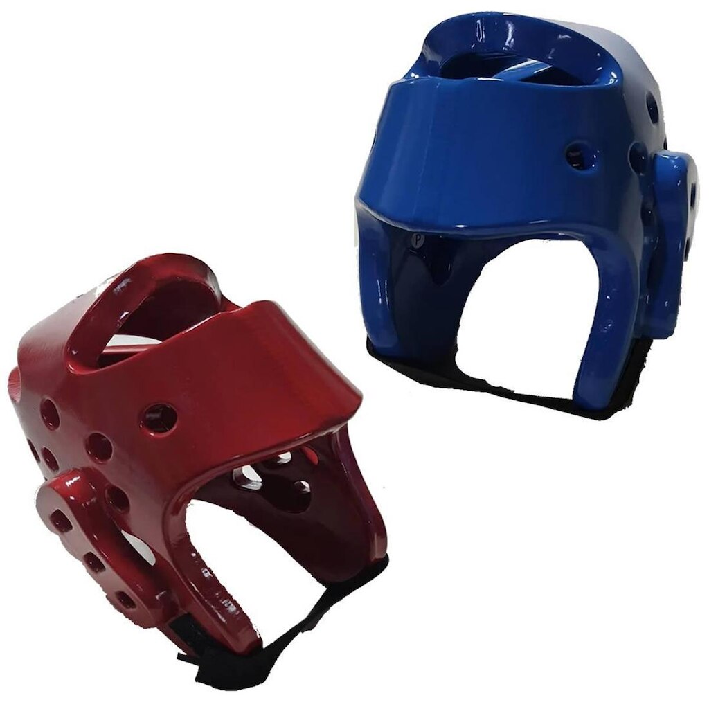 Capacete Taekwondo Injetado Azul Verm - TRK - Unid