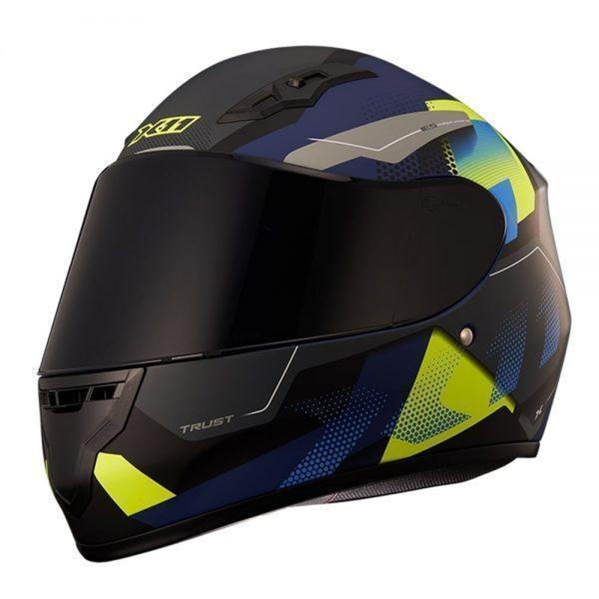 Capacete X11 Trust Pro Transit com Viseira Extra Integral Menor preço em Capacete X11 Trust Pro Transit com Viseira Extra Integral