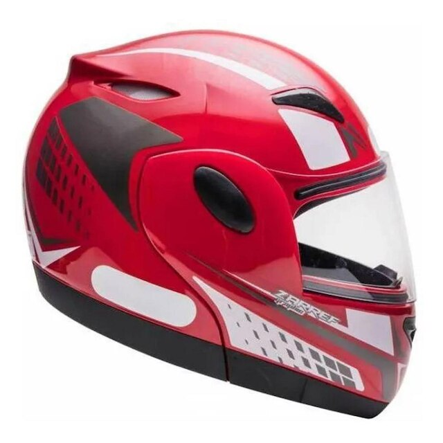 Capacete Zarref V4 Grafic Taurus Modular Robocop Articulado