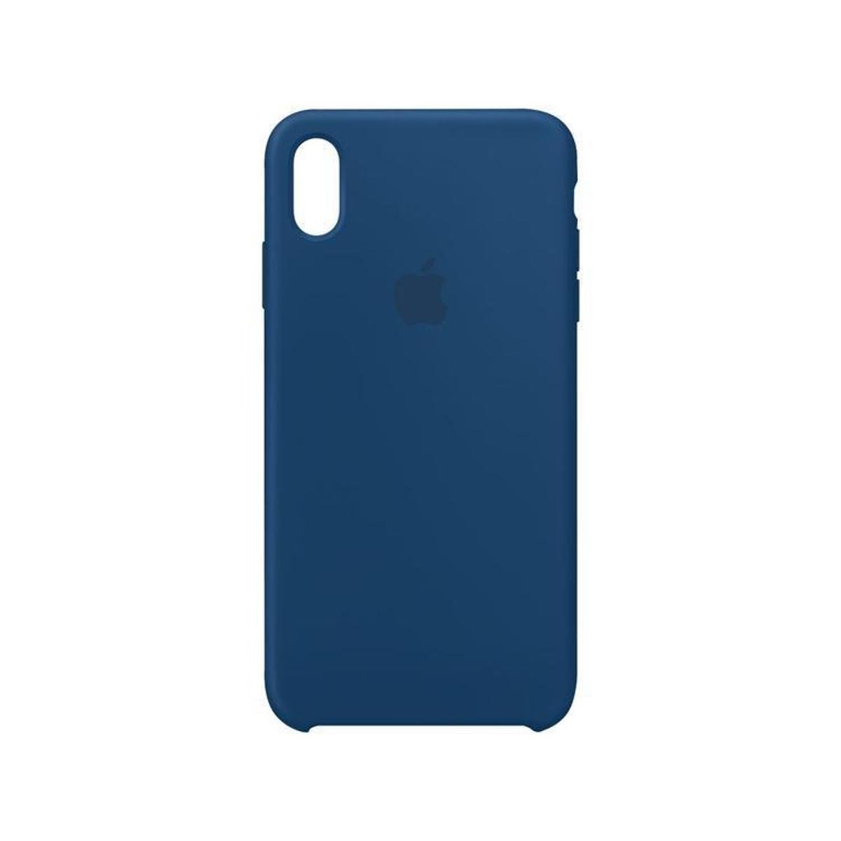 Capinha de Celular Apple Silicone para iPhone XS Max - Azul | Netshoes