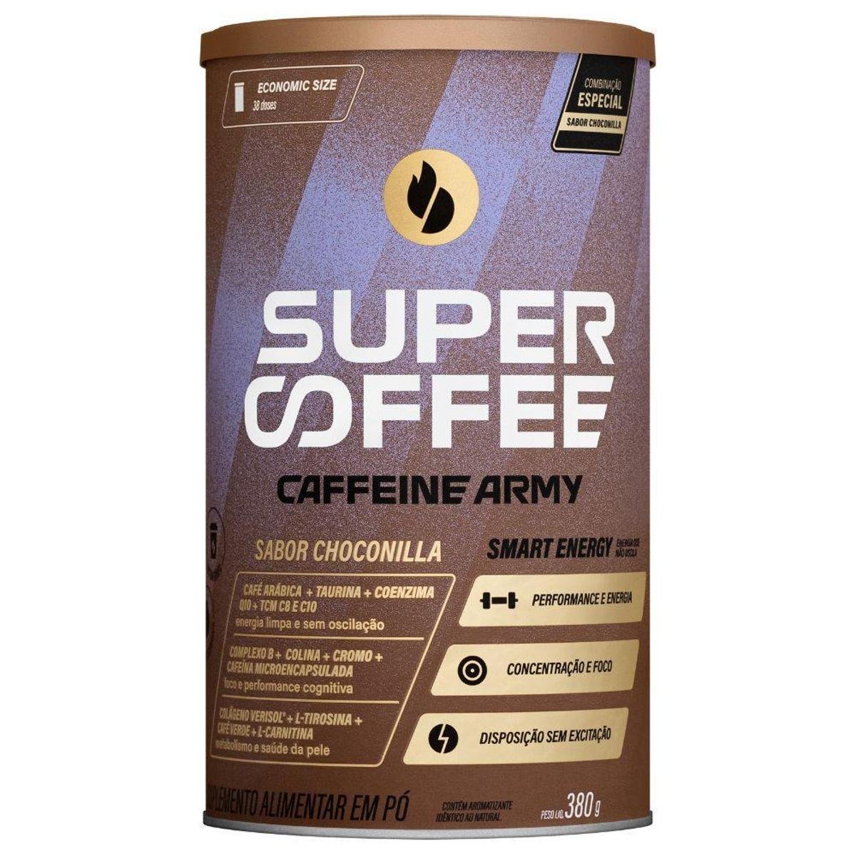 Cappuccino Gourmet SuperCoffee Choconilla 380g Caffeine Army