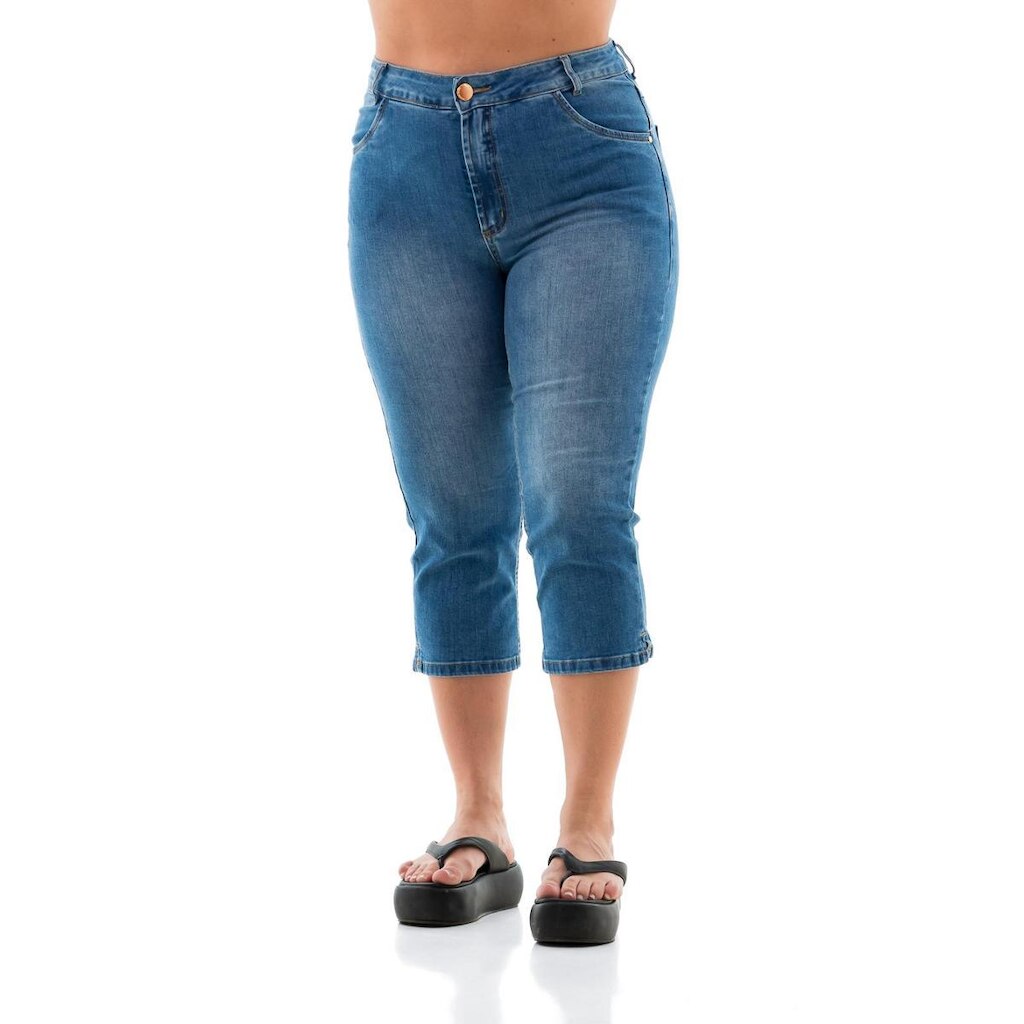 Capri Jeans Feminina Arauto Slim