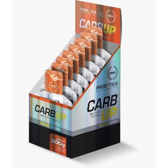 Carb Up Gel Caixa Com 10 Sachês - Probiótica - Morango Menor preço em Carb Up Gel Caixa Com 10 Sachês - Probiótica - Morango