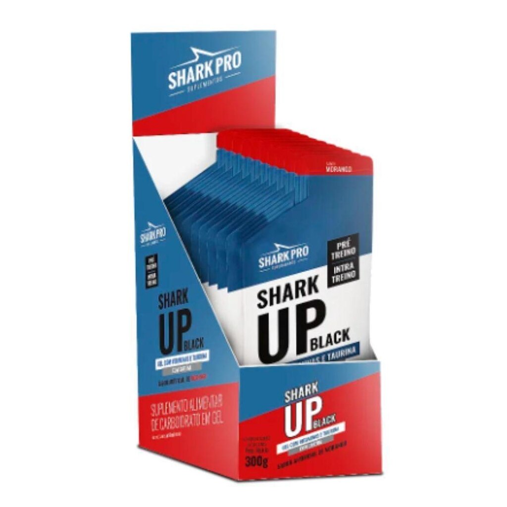 Carboidrato Gel SharkUp Morango 10un - Shark Pro